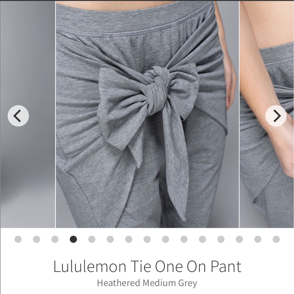 Euc Lululemon Tie one on pants